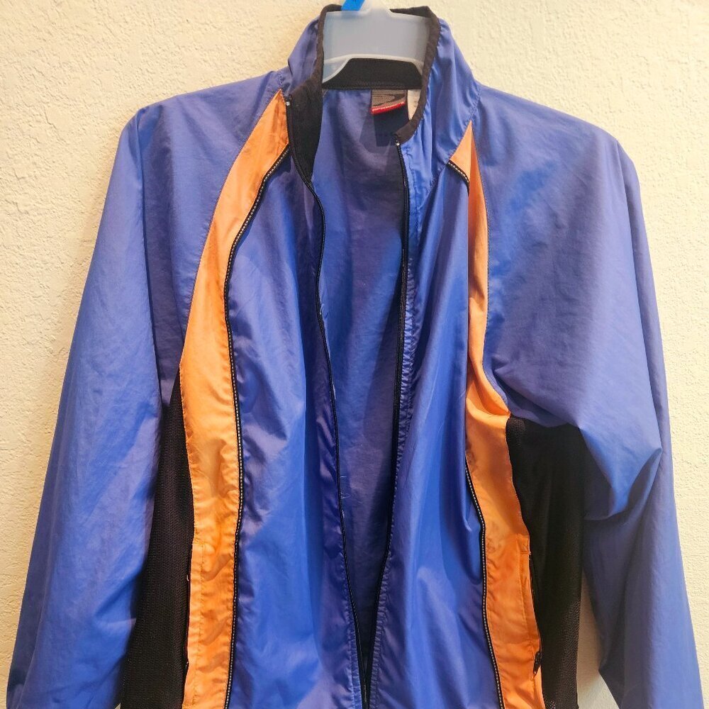 Prospirit Y2K Retro Lightweight workout vintage M jacket purple Windbreaker 80's